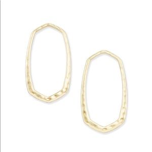 Kendra Scott Zorte Open Frame Earring in Gold